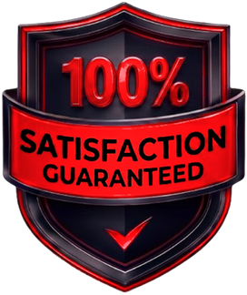 100 Percent Satisfaction Guarantee Badge