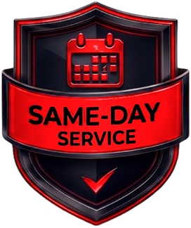 Same Day Service Badge